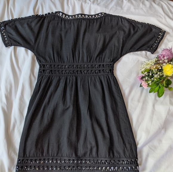 Black silk dress - Picture 6 of 8